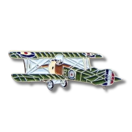 Sopwith Camel Biplane Pin Badge