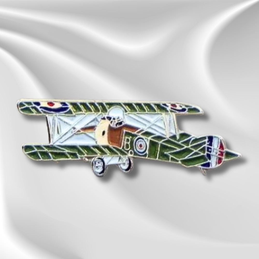 Sopwith Camel Biplane Pin Badge