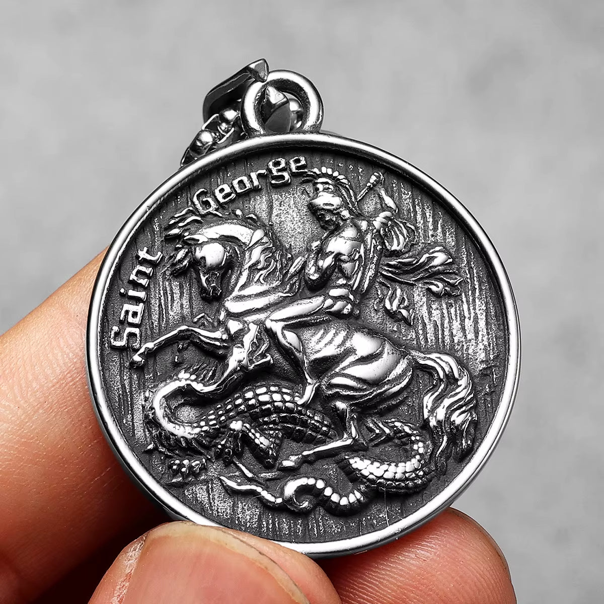 Saint George Dragon Slayer Pendant