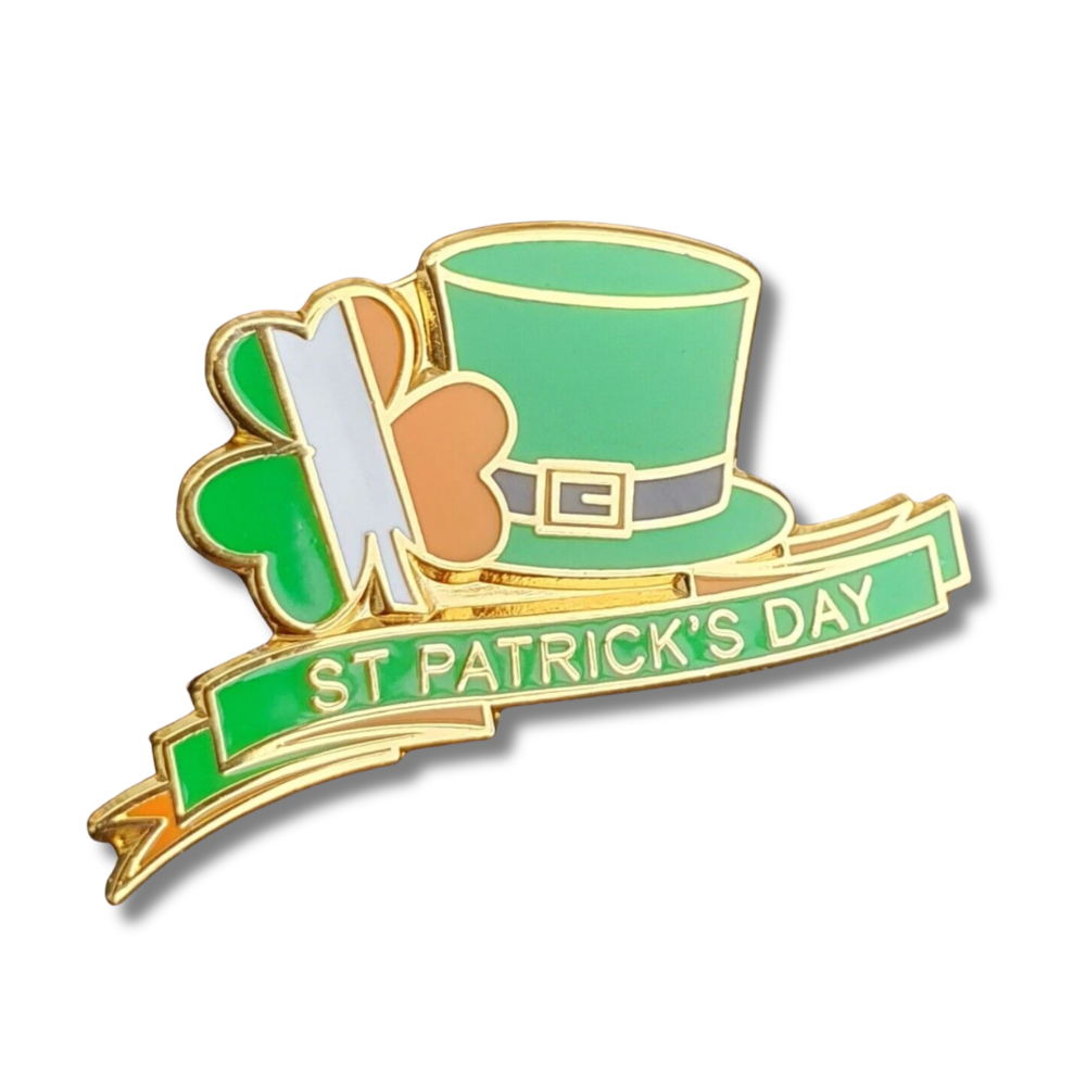 St Patrick’s Day Pin Badge