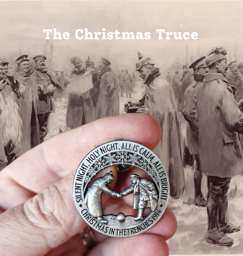 Christmas Truce 1914 Enamel Pin Badge