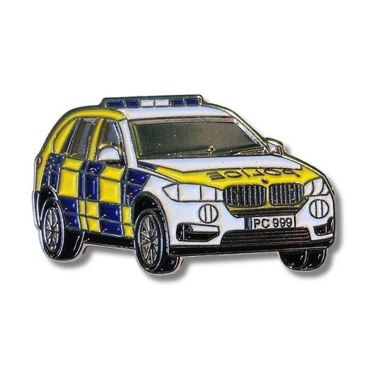 UK Police Squad Car Pin Badge