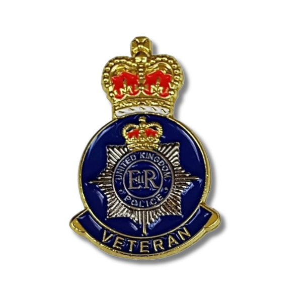 UK Police Veteran Pin Badge