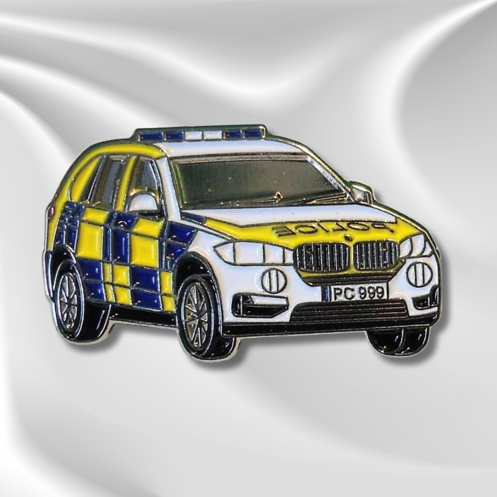 UK Police Squad Car Pin Badge