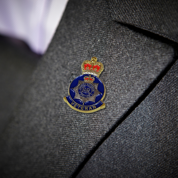UK Police Veteran Pin Badge