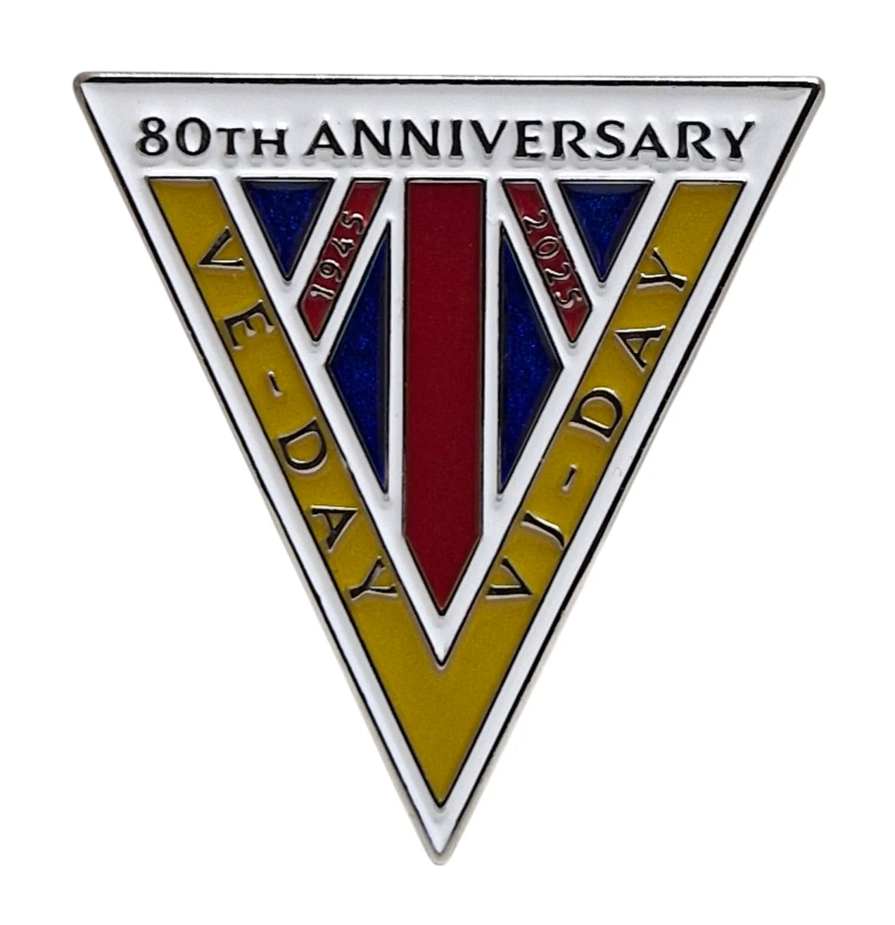 VE Day 80th Anniversary Commemorative Pin Badge