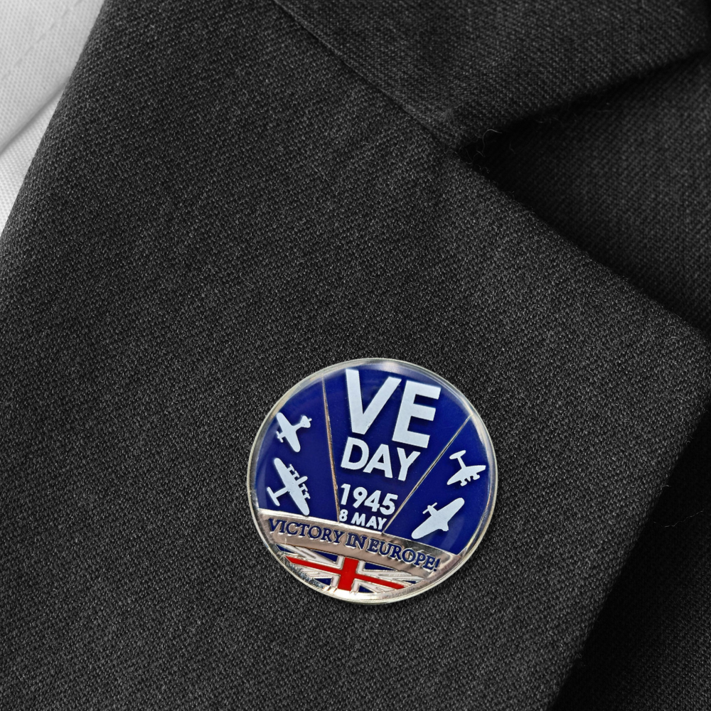 VE Day 1945 Pin Badge