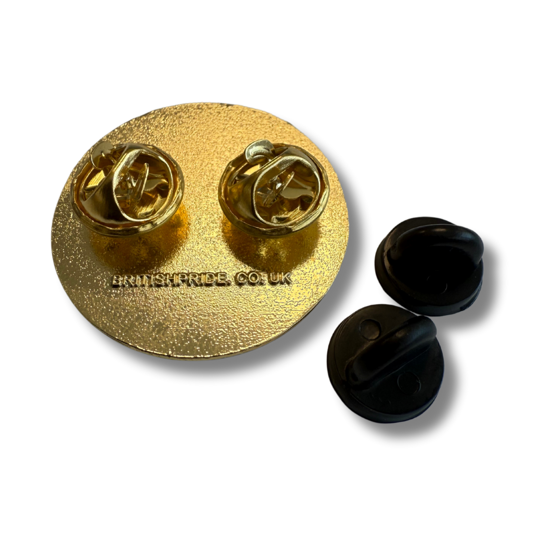 VE Day 80th Anniversary Commemorative Poppy & Laurel Pin Badge
