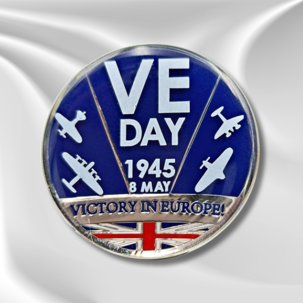 VE Day 1945 Pin Badge