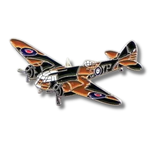 WWII Bristol Blenheim Bomber Plane Pin Badge