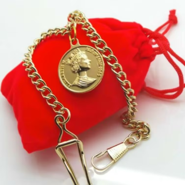 Royal Marines 24k Gold Clad Personalised Pocket Watch