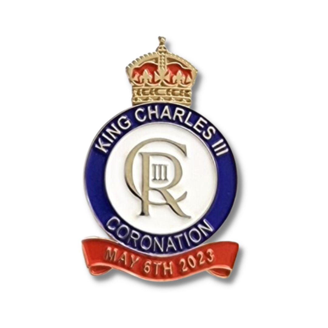 King Charles III Coronation Pin Badge