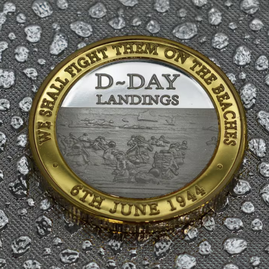 D-DAY Landings & Sir Winston Churchill Commemorative Coin