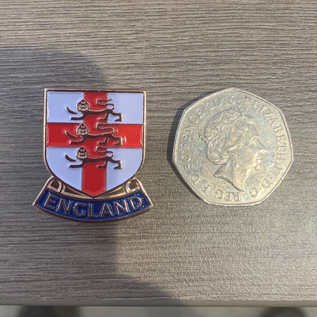 England 3 Lions Football Pin Badge