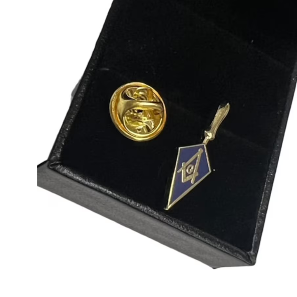 Masonic Pocket Watch + Lapel Pin + Bow Tie Gift Hamper