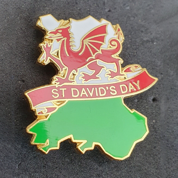Wales St. David's Day Enamel Pin Badge