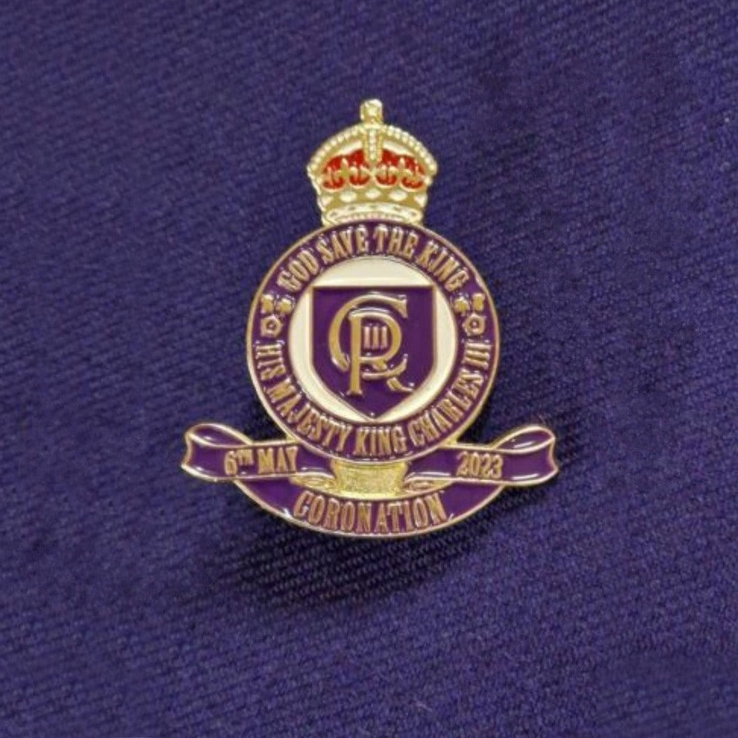 King Charles III Coronation Lapel Badge