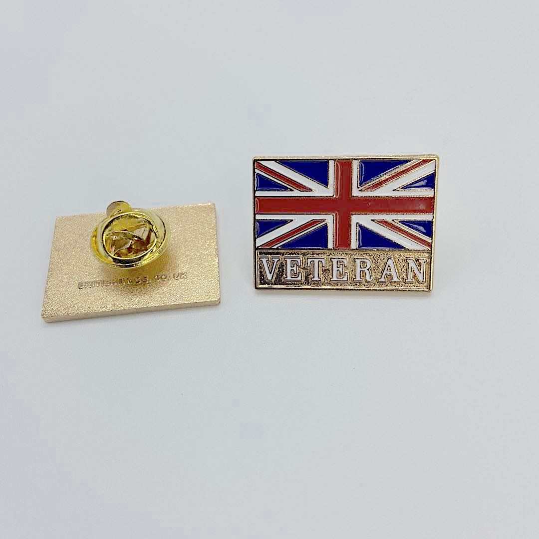 British Veteran Pin Badge