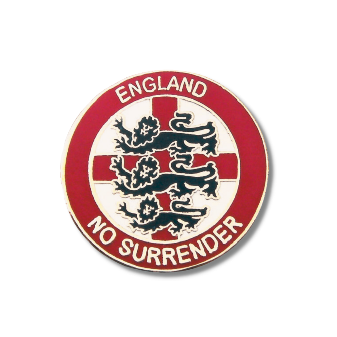 "No Surrender" England Badge
