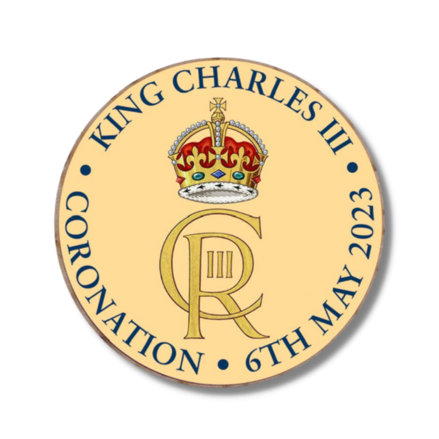 Coronation Coasters - King Charles III Cypher