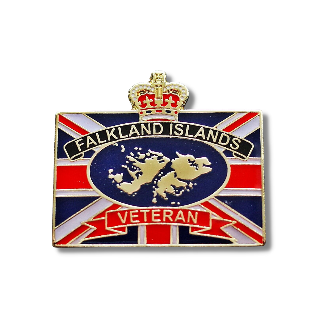 Falkland Islands Veteran Pin Badge