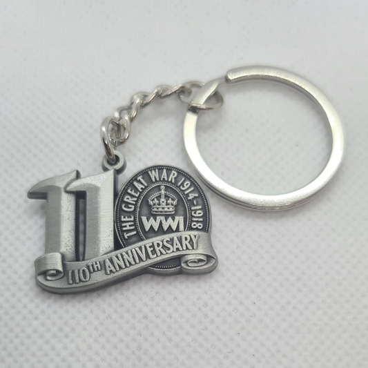 The Great War 110th Anniversary Commemorative Keyring (1914-2024)