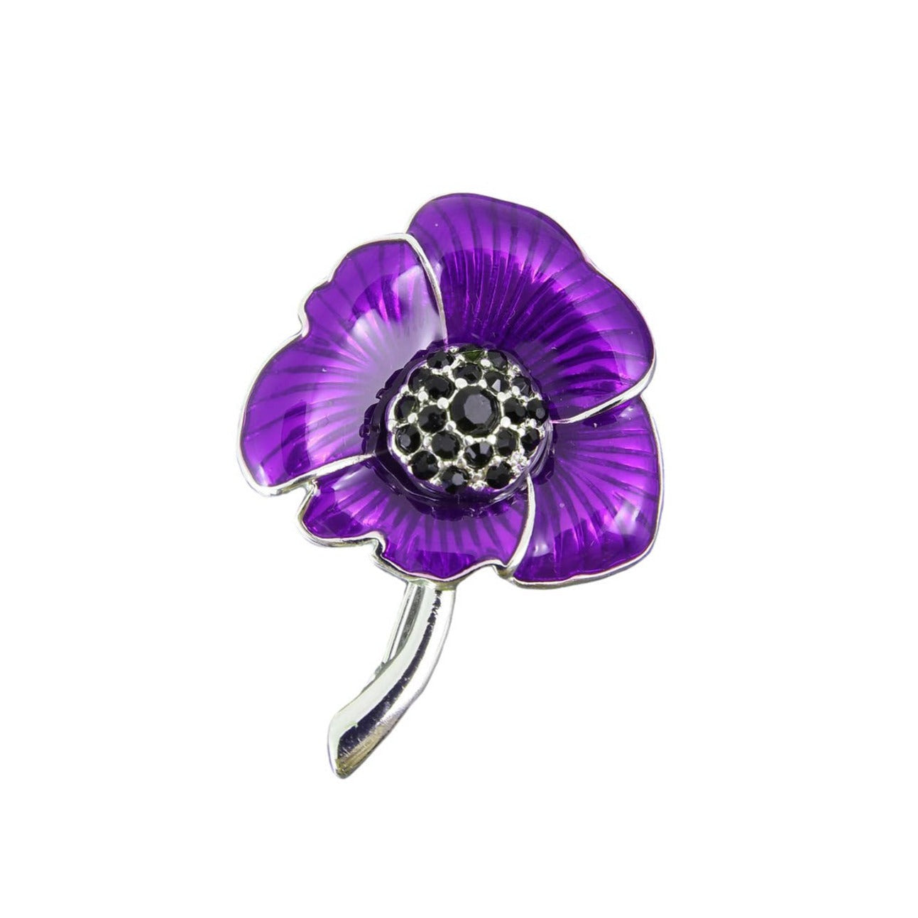 Purple Remembrance Brooch