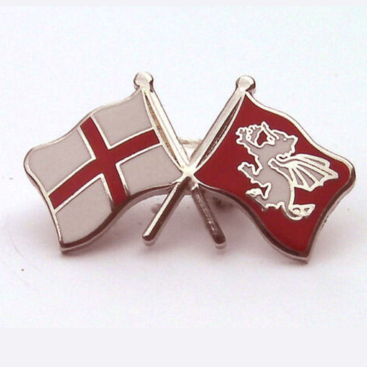 England St George, White Dragon, Anglo-Saxon, Pin Badge