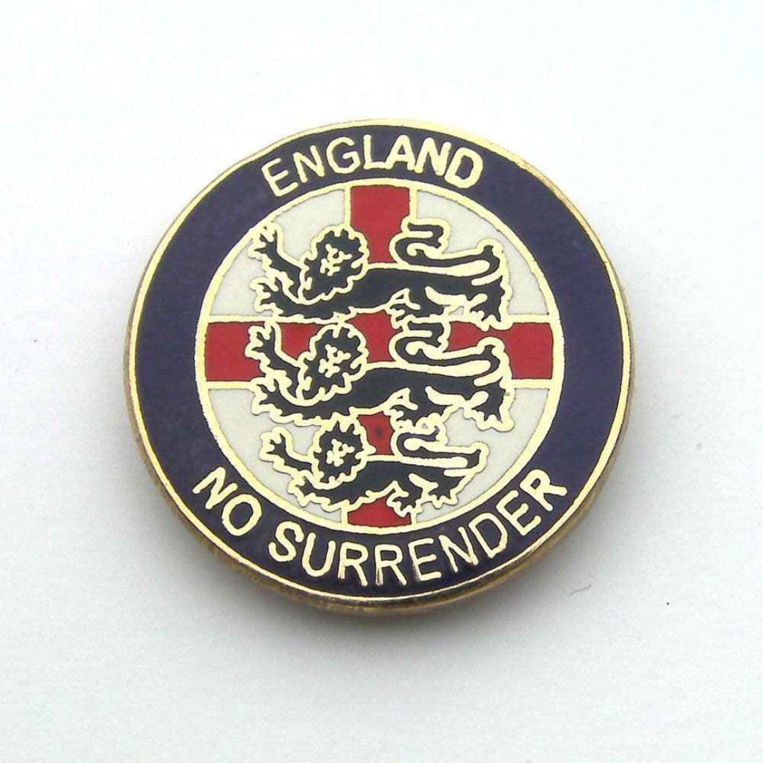 "No Surrender" England Badge