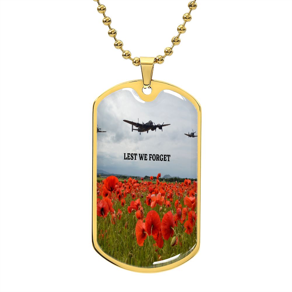 Lest We Forget Military Chain
