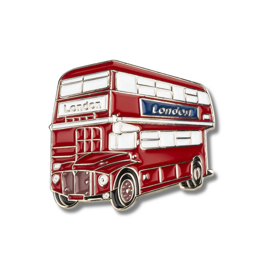 London Double-decker Bus Pin Badge