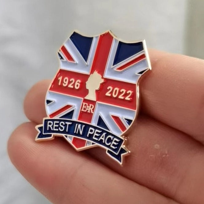 ER Date Marked ‘Rest In Peace’ Pin Badge